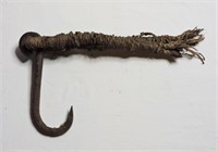 Antique Meat Hook 12"l