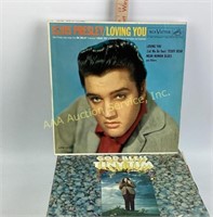 Vinyl records, various artists, Elvis Presley,