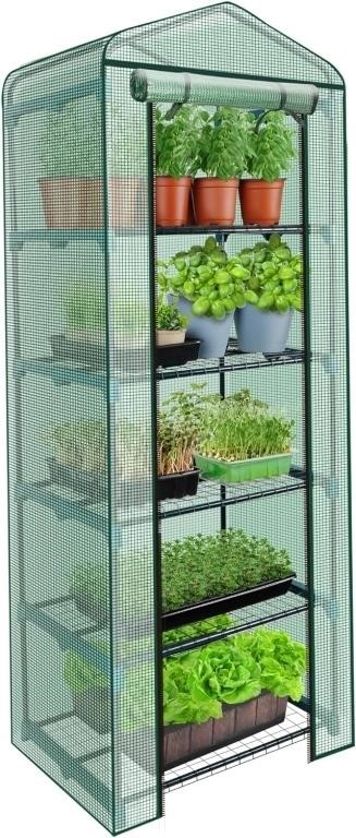 KOL 5-Tier PE Mini Greenhouse