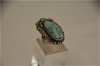 J. Sterling Silver Native American Ring