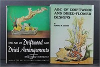 2 Books on the Art of Driftwood and Dried Flowers