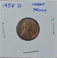 1958 D Wheat Penny