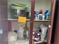 Remaining Upper Kitchen Cabinet Contents -
