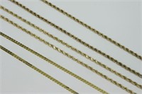 (3) 14K NECKCHAINS