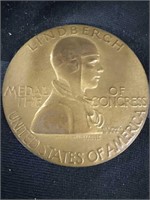 1928 Charles Lindbergh bronze medal of the