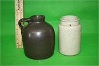 Pair of Stoneware pieces