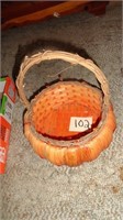 Orange Pumpkin Basket