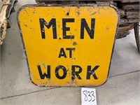 Men at Work Sign 2' x 2'
