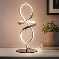 Modern Table Lamp, LED Spiral Lamp, Stepless Dimma