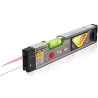 PREXISO 2-in-1 Laser Level with 100Ft Point & 30Ft