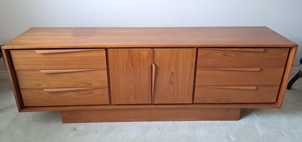 Teak Credenza with lots of storage!