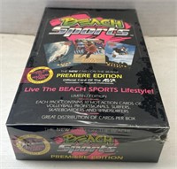 (J) Sealed 1992 Beach Sports 36 packs Cards Wax