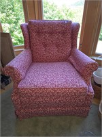 Vtg armchair has been reupholstered