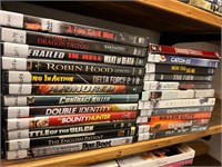(25) DVDs Action, Thriller, Adventure, Law, War