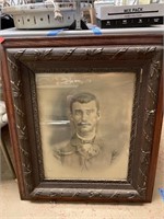 Beautiful Framed Vintage Drawing