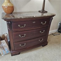 Thomasville Marble Top Chect Of Drawers Very Nice!