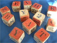 Primitive 1 3/4 Inch Sq Wooden Learning Blocks 12