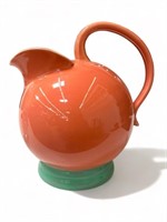 Vintage Lindt Stymeist peach ceramic pitcher
