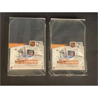 (2) 1991 Pro Set Hockey Sealed Wax Boxes