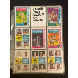 (53) 1974 Topps Basketball Cards With Stars