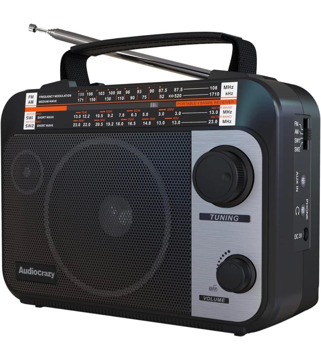 ($39) Multi-Band AM/FM/SW1-2 Radio