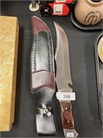 16 1/2” chipaway cutlery knife and carrying case.