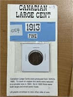 1913 Cdn Large Cent