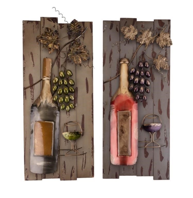 Wine & Grapes Wall Plaques / Decoratives