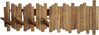 Natural Wood Wall Mounted Piano Coat Rack