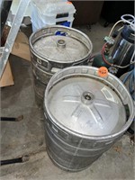(2) Kegs (1 with Contents)