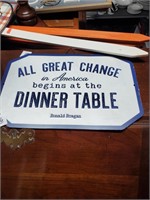 A Great Change Tin Sign