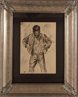 Original Drawing in the Manner of Charles White