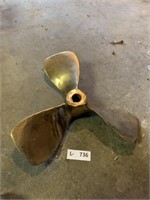 Antique Brass Propeller