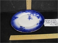 Flow Blue  Plate 10"