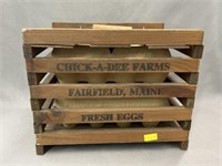 Wooden Egg Crate
