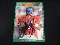 1989 PRO SET JOHN ELWAY AUTOGRAPH COA