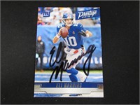 2019 PRESTIGE ELI MANNING AUTOGRAPH COA