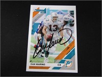 2019 DONRUSS DAN MARINO SIGNED CARD COA