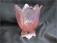Fenton Pink Tulip Vase