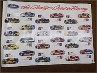 Ford racing cars poster