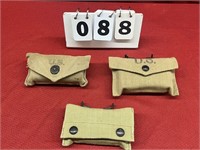 (3) US First Aid Pouches
