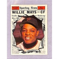 1961 Topps Willie Mays Allstar Hi # Nice Shape