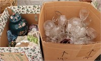 2 Boxes of Glassware, Ceramics, etc.