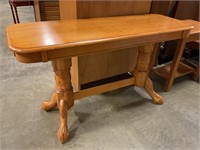 Oak sofa/hall table
