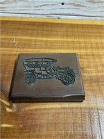 VINTAGE PLAYING CARDS IN CAR THEMED BOX