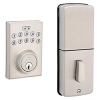 Electronic Deadbolt With Lighted Keypad