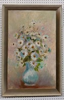 A. Mcintosh Oil On Canvas Flower Still Life