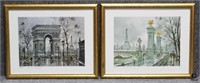 Paris Scene Prints / 2 pc