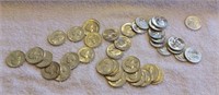 Lot of 1955 Silver Quarters