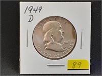 1949D Franklin Half Dollar